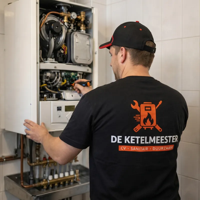 Ketelmeester monteur bij CV storing